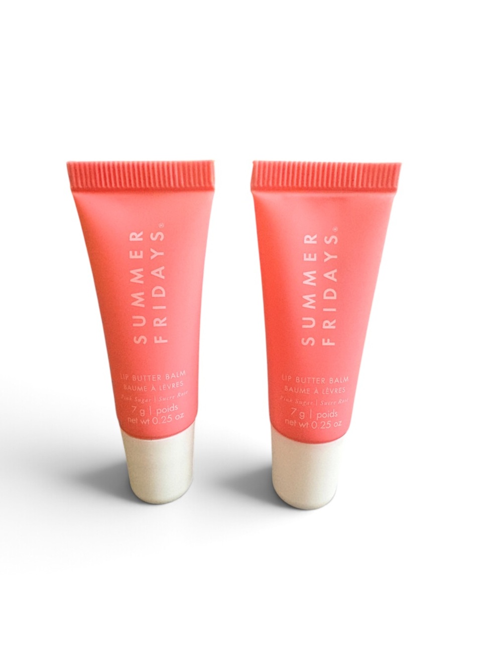 Summer Fridays Lip Butter Balm - Hydrating Lip Treatment 2 Trial Size Tubes